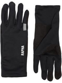 Rapha перчатки Black Pro Team с логотипом