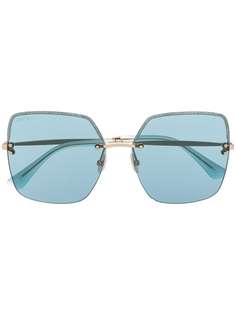 Jimmy Choo Eyewear солнцезащитные очки Tavis в массивной оправе