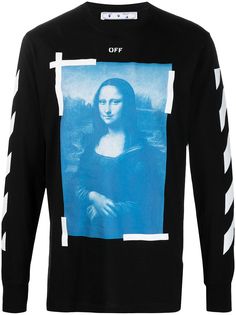 Off-White футболка Mona Lisa с длинными рукавами
