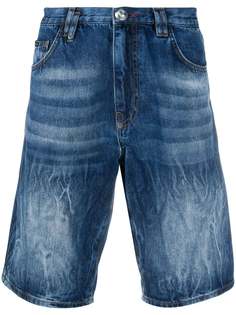 Philipp Plein джинсовые шорты-бермуды