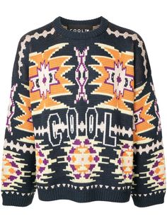 COOL T.M джемпер с геометричным узором