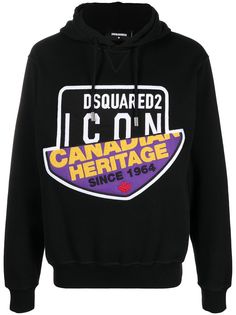 Dsquared2 худи с нашивкой-логотипом
