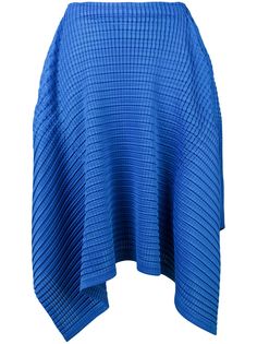 Pleats Please Issey Miyake юбка с драпировкой