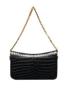 Saint Laurent сумка на плечо Elsie с тиснением под крокодила