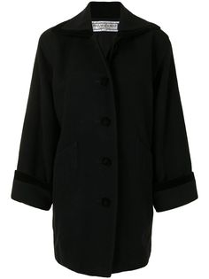 Yves Saint Laurent Pre-Owned короткое однобортное пальто