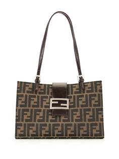 Fendi Pre-Owned сумка-тоут с узором Zucca и логотипом FF