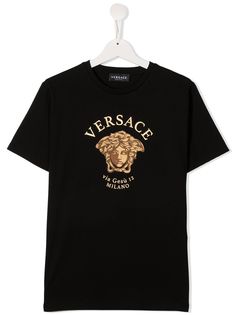 Versace Kids футболка с логотипом