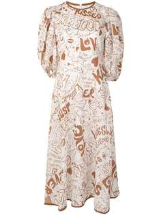 Zimmermann платье миди Lined Day