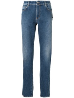 Moschino джинсы прямого кроя с эффектом потертости