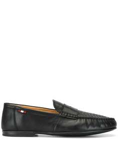 Bally пенни-лоферы с плетеной отделкой