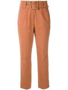 Eva брюки строгого кроя с поясом