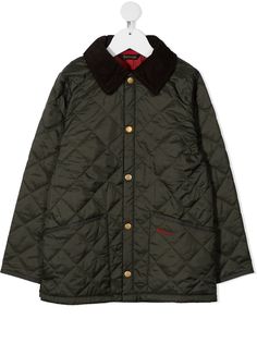 Barbour Kids пуховик на пуговицах