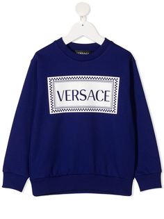 Versace Kids толстовка с архивным логотипом
