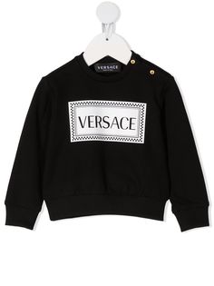 Versace Kids толстовка с логотипом 90s Vintage
