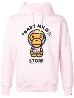 *BABY MILO® STORE BY *A BATHING APE® худи с кулиской и логотипом