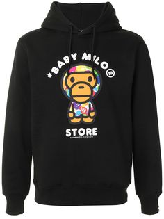 *BABY MILO® STORE BY *A BATHING APE® худи с кулиской и логотипом