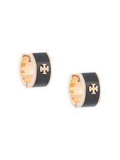 Tory Burch серьги-хагги Kira с эмалью