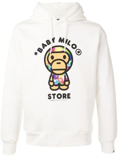 *BABY MILO® STORE BY *A BATHING APE® худи с кулиской и логотипом