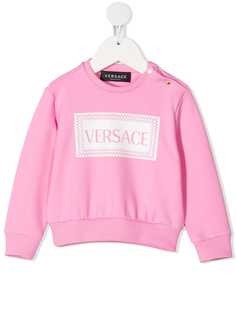 Versace Kids толстовка с архивным логотипом