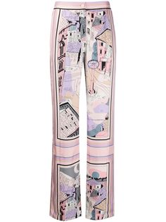 Emilio Pucci брюки с принтом Battistero