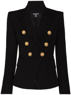 Balmain двубортный блейзер