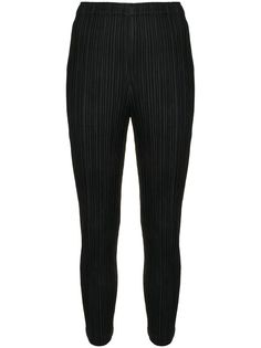 Pleats Please Issey Miyake укороченные брюки с плиссировкой