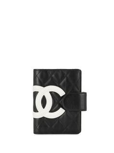 Chanel Pre-Owned обложка для блокнота 2004-2005 годов с логотипом CC