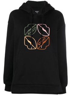 Markus Lupfer худи Noami с вышивкой и кулиской