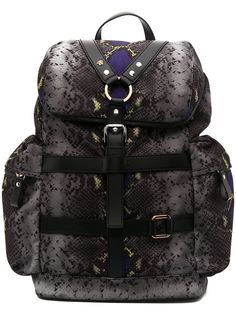 Versace рюкзак со змеиным принтом