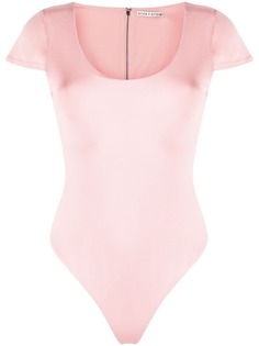 Alice+Olivia атласное боди Jenara