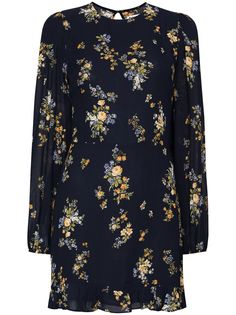 Reformation платье мини Resnick с цветочным принтом
