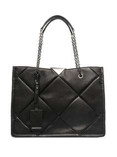 Emporio Armani стеганая сумка-тоут