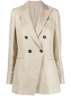 Brunello Cucinelli двубортный блейзер
