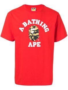 A BATHING APE® футболка College с логотипом