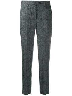 Kiton клетчатые брюки прямого кроя