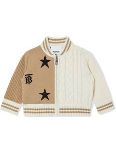 Burberry Kids бомбер с монограммой