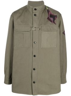 Valentino куртка-рубашка с принтом Flowersity