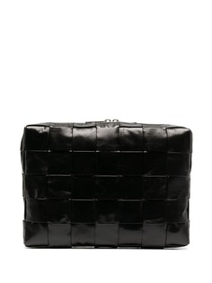Bottega Veneta клатч на молнии с плетением Intrecciato