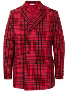 Comme Des Garçons Homme Plus однобортный пиджак в клетку