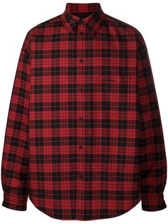 Balenciaga рубашка в клетку