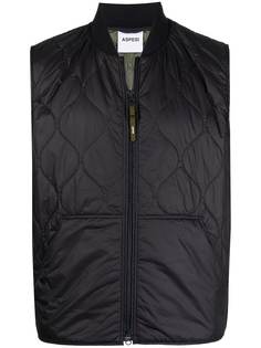 Aspesi стеганый жилет на молнии