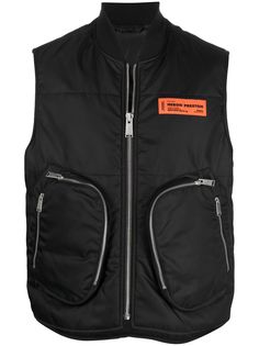 Heron Preston дутый жилет на молнии