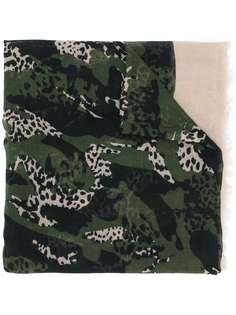 Zadig&Voltaire платок с анималистичным принтом