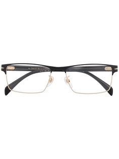 Eyewear by David Beckham очки в прямоугольной полуободковой оправе