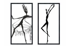 Набор постеров Танцующие девушки Ангстрем