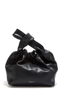 Черная кожаная сумка The Santa Monica De Mellier