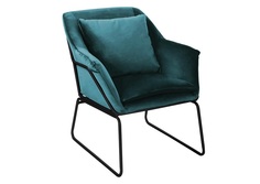 Кресло alex (bradexhome) голубой 80x79x80 см.