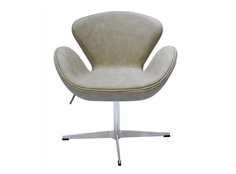 Кресло swan chair (bradexhome) бежевый 70x95x61 см.
