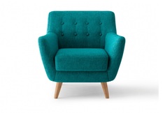 Кресло picasso (bradexhome) синий 85x83x85 см.