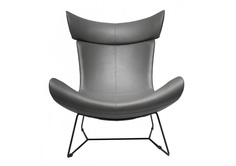 Кресло imola loft (bradexhome) серый 88x107x88 см.